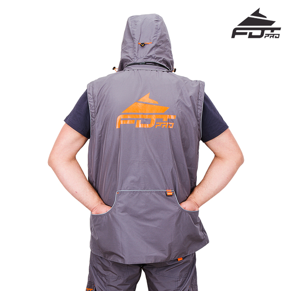 Best quality Dog Training Suit of Grey Color from FDT Pro