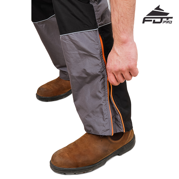 Pro Design Dog Tracking Pants with Reliable Zippers