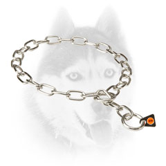 Metal Siberian Husky Collar for     obedience training