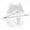 Chrome Plated Siberian Husky Coupler for Walking 2 Dogs
