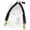 The Finest Braided Leather Siberian Husky Coupler for Walking 2 Dogs