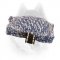 Siberian Husky French Linen Pocket-Size Bite Tug with Small Loop