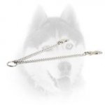 Chrome Plated Siberian Husky Coupler for Walking 2 Dogs