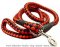 5 foot Round Nylon Leash With Brass Snap for Siberian Husky