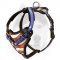 "American Patriot" adjustable leather harness for Siberian Husky