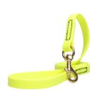 Yellow Waterproof Siberian Husky Leash Made of Biothane