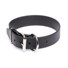 Extra Wide Black Biothane Siberian Husky Collar