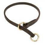 Leather Choke Siberian Husky Collar for Obedience Training