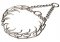 Dog pinch prong collar Chrome Plated for Siberian Husky - 1/8 inch (3.25 mm)