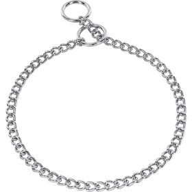 Herm Sprenger Chrome Plated Siberian Husky Choke Collar - 1/9 inch (3.00 mm) link diameter