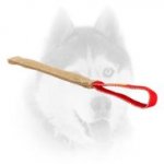 Siberian Husky Jute Pocket Toy with Loop-like Handle