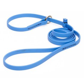 Solid Blue Biothane Siberian Husky Leash and Collar Combo