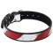 American Pride Handpainted Leather Siberian Husky Collar