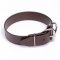 Extra Wide Brown Biothane Siberian Husky Collar