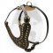Royal studs Nappa padded leather Siberian Husky harness
