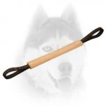Buy Leather Bite Tug with Handle for Siberian Husky Puppy Training