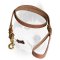 Leather Round Dog Leash 1/4 inch for Siberian Husky