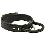 2 Ply Leather Siberian Husky Collar for Agitation Training