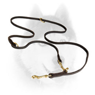 Reliable Leather Siberian Husky Leash
