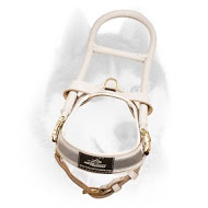 Leather Guide Dog Harness for Easy Walking