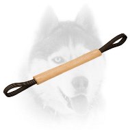 Buy Leather Bite Tug with Handle for Siberian Husky Puppy Training