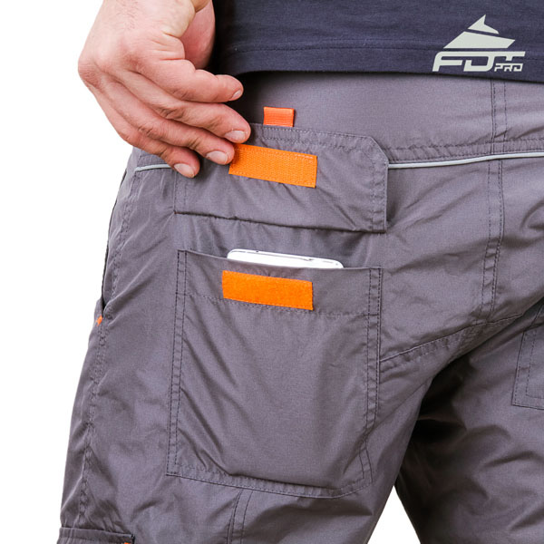 Comfy Design FDT Professional Pants with Reliable Side Pockets for Dog Training