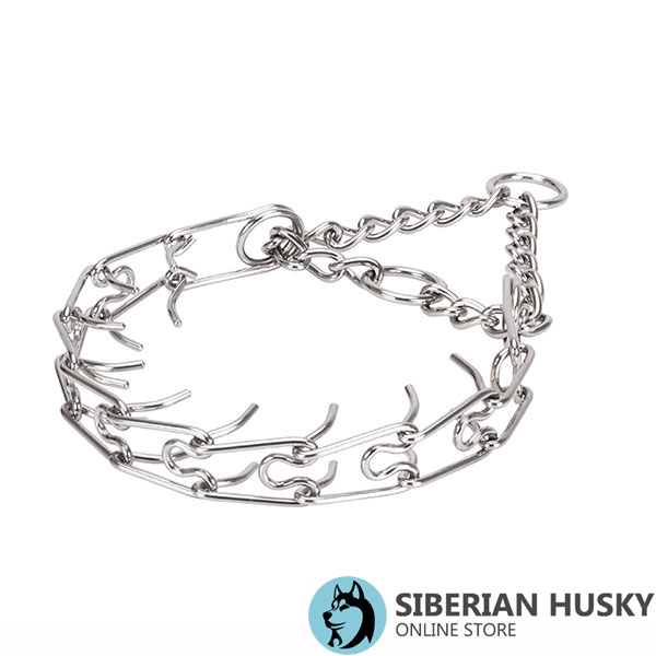 Strong stainless steel O-ring for attaching a leash on prong collar