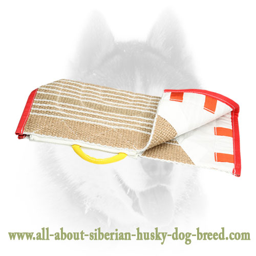 Handy jute sleeve dog cover