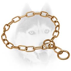 Quality Choke Chain Siberian Husky Collar