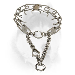 Siberian Husky Metal Collar with Swivel and 2 O-rings