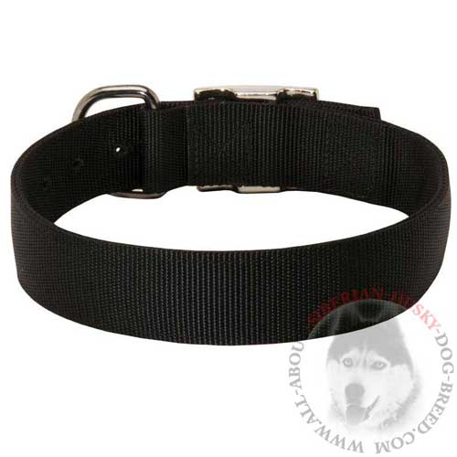 Nylon Siberian Husky Collar Heavily Stitched