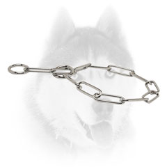 Siberian Husky Stainless Steel Dog Fur Saver Collar
