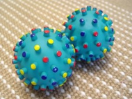 Extra Bright Rubber Ball That Makes Sound 4,8 inch (12 cm)