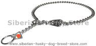 New Stainless steel Choke dog collar for Siberian Husky - 1/10 inch (2.5 mm)