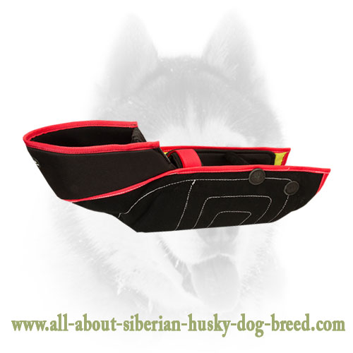 French Linen Bite Protection Sleeve for Training Siberian Husky