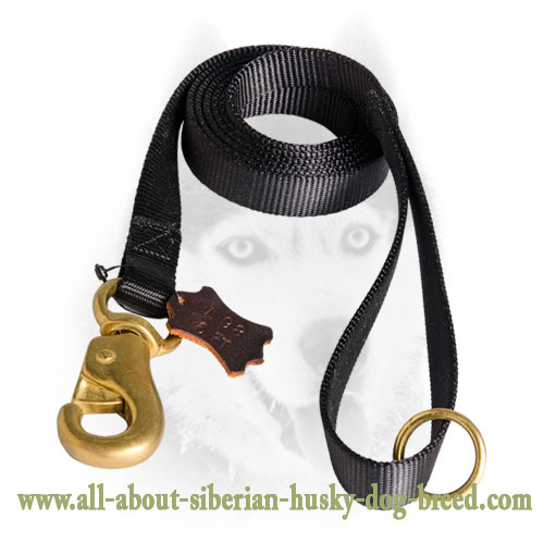Nylon Waist Lead 6ft for police training for Siberian Husky