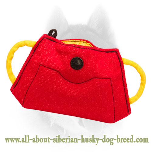 French Linen Bite Builder for Siberian Husky Puppies