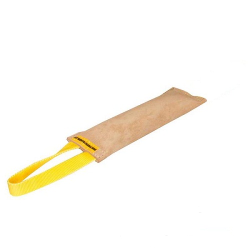 Siberian Husky Great Leather Bite Tug with Handle for Puppy Training