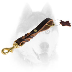 Short Siberian Husky leash for utmost control