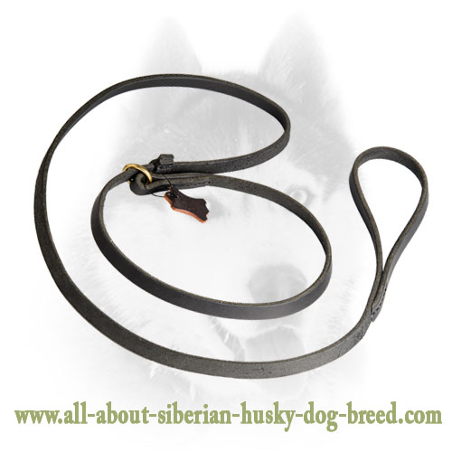 Siberian Husky Multitask Leather Leash