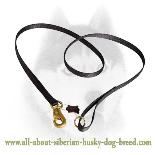 Nylon Siberian Husky Dog Leash for Police Training