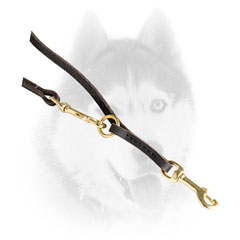 Multitask Siberian Husky lead with brass snap hook