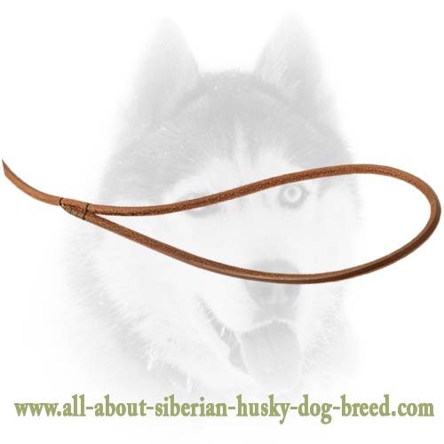 Soft round shape leash