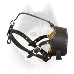 Extra quality leather muzzle  